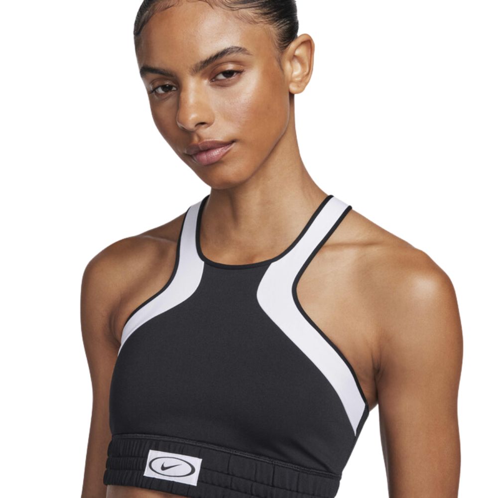 Nike Sujetador Deportivo Dri Fit High-Neck para Damas