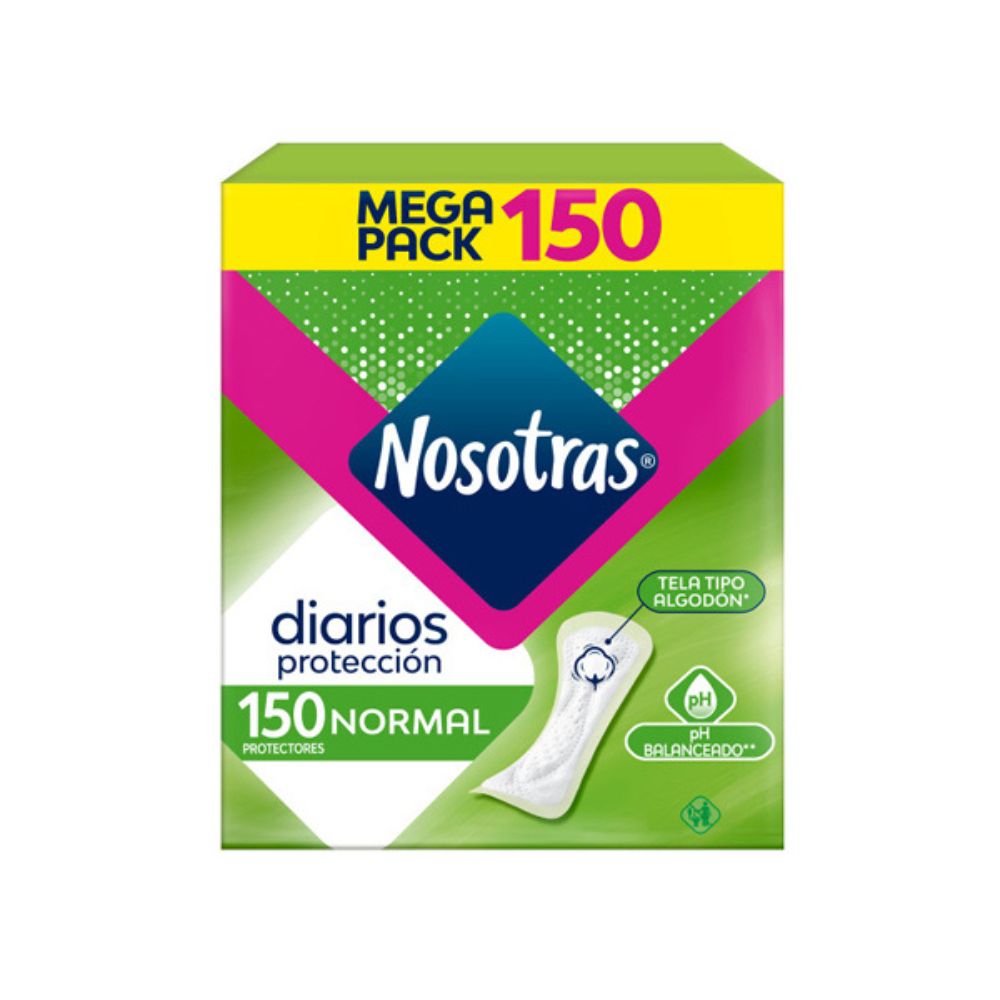 Nosotras Protector Diario Normal 150 Und