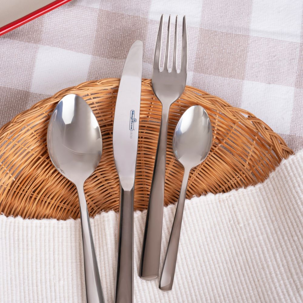 Magefesa Juego de Cubiertos Practix de Acero Inoxidable 18/10 16 Pcs