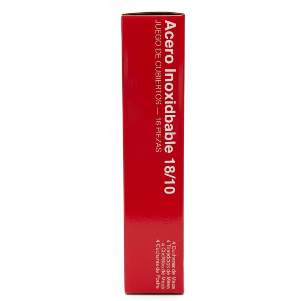 Magefesa Juego de Cubiertos Practix de Acero Inoxidable 18/10 16 Pcs