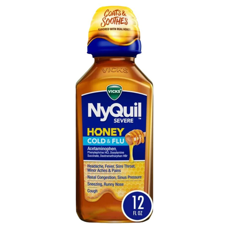 Vicks NyQuil Severe Honey Cold & Flu 354ml