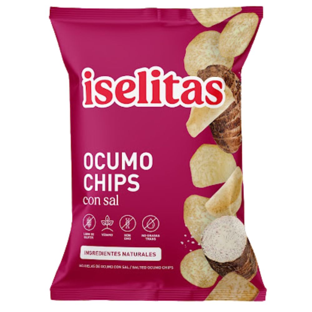 Iselitas Ocumo Chips Con Sal 180 gr