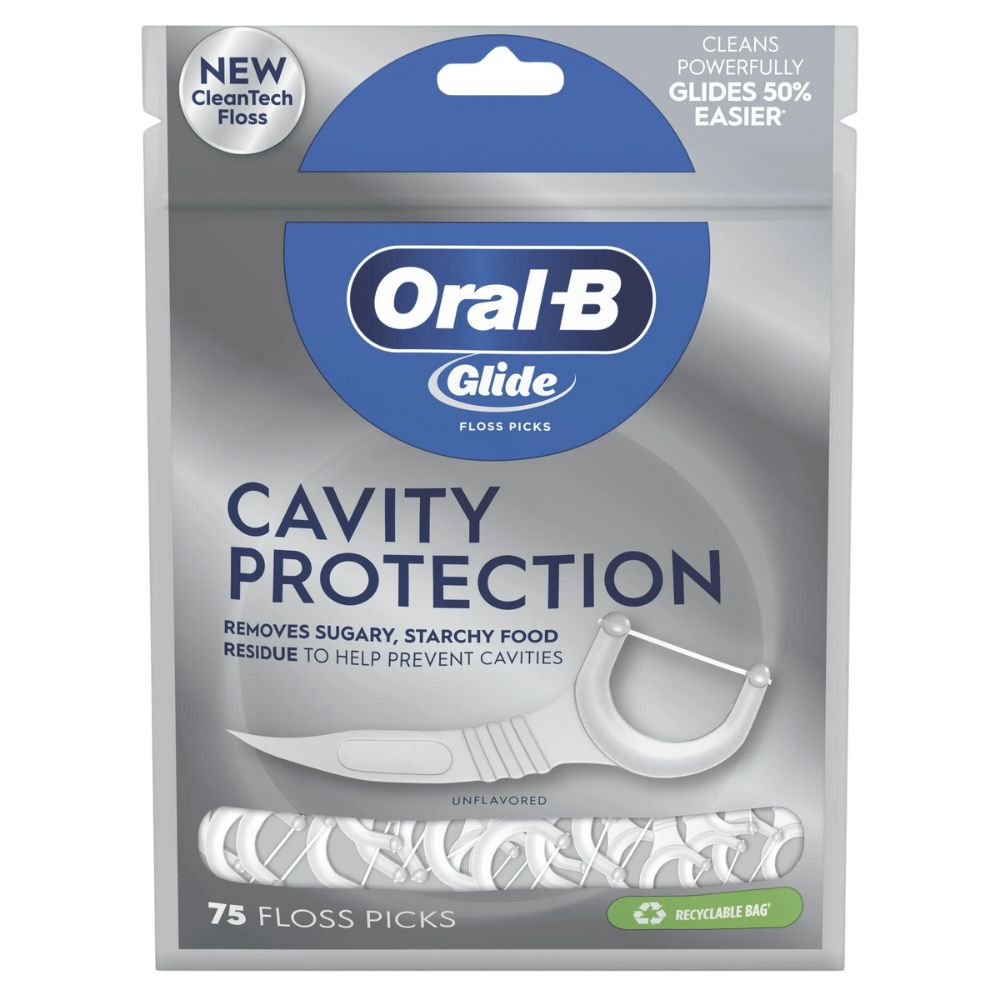 Hilos Oral-B Glide Floss Picks Cavity Protection 75 Und