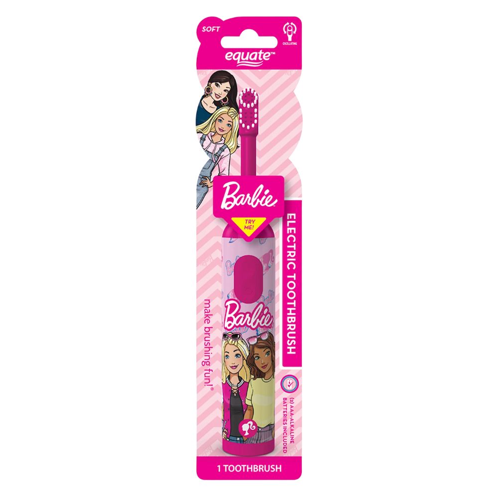 Equate Electric Toothbrush a Baterias Barbie Cepillo Dental