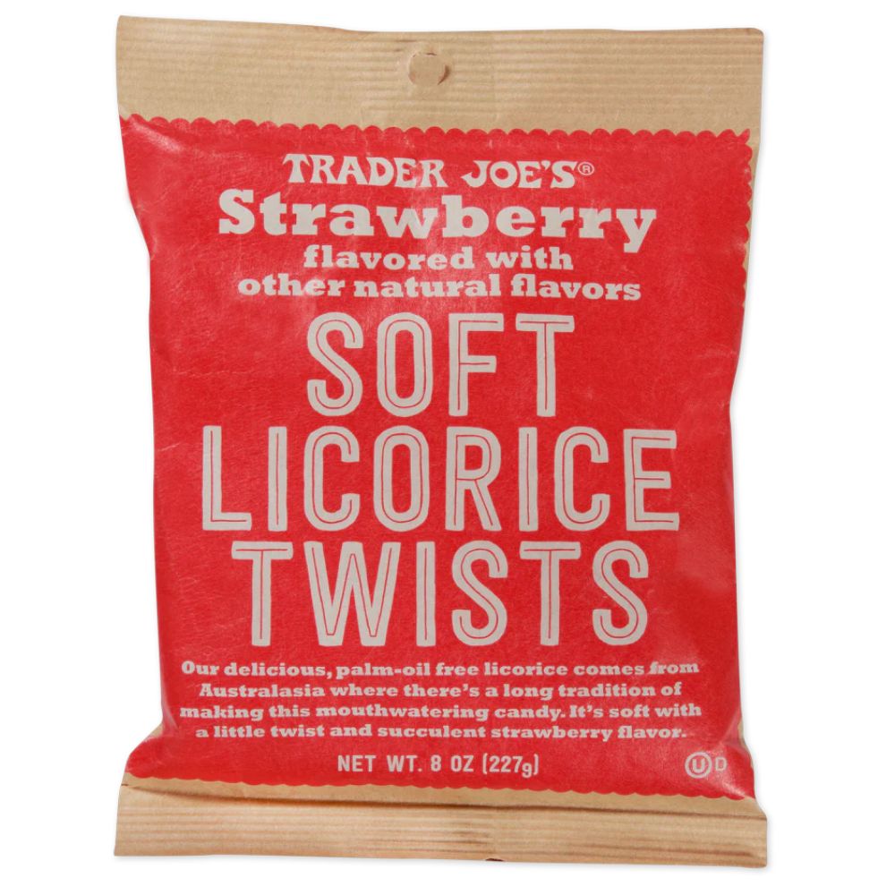 Trader Joe's Soft Licorice Twists Strawberry 227gr