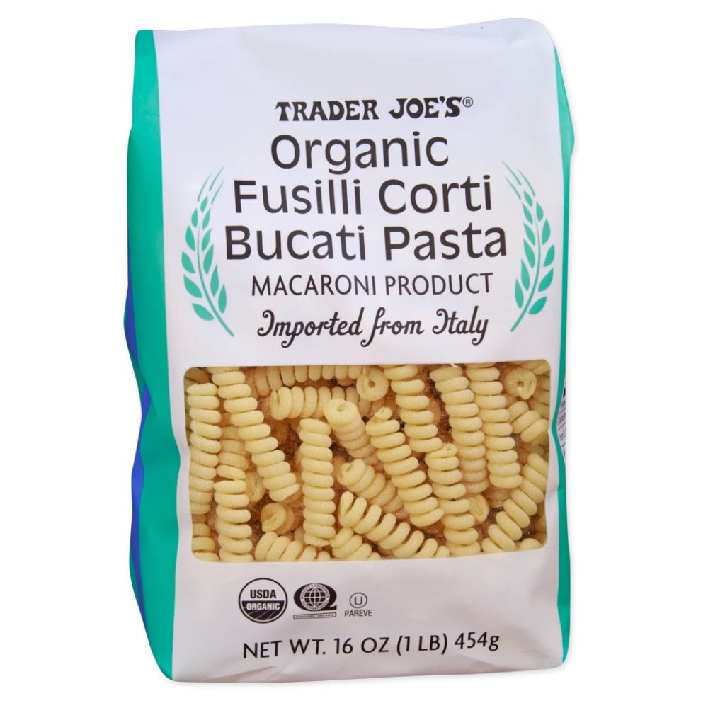 Trader Joe's Organic Fusilli Corti Bucati Pasta 454gr