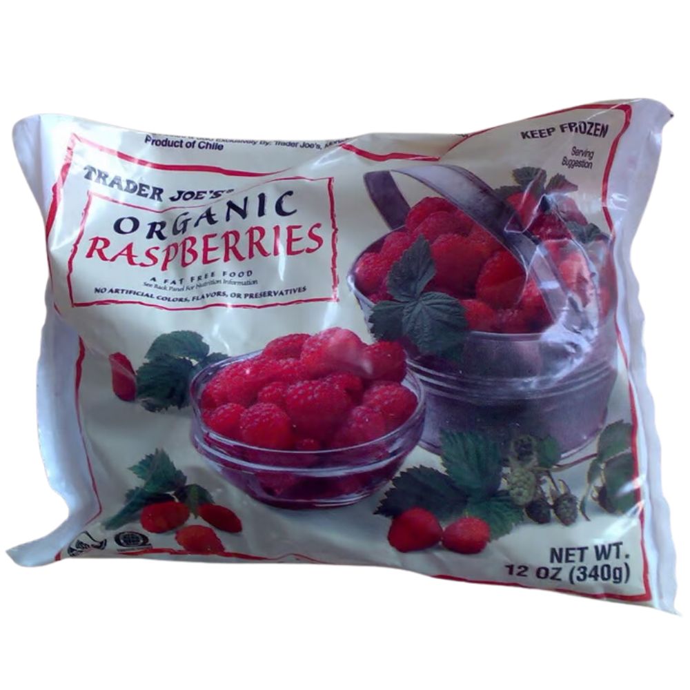 Trader Joe's Organic Raspberries 340gr