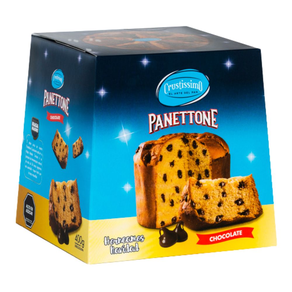 Crustissimo Panettone De Chocolate 400gr