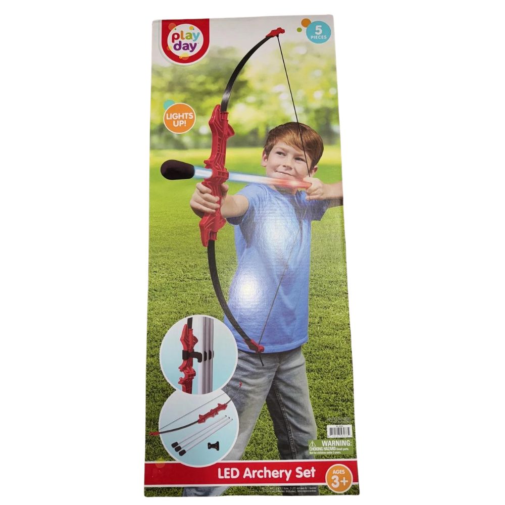 Play Day Arco y Flecha con Luces Light Up Archery Set 5und 3+