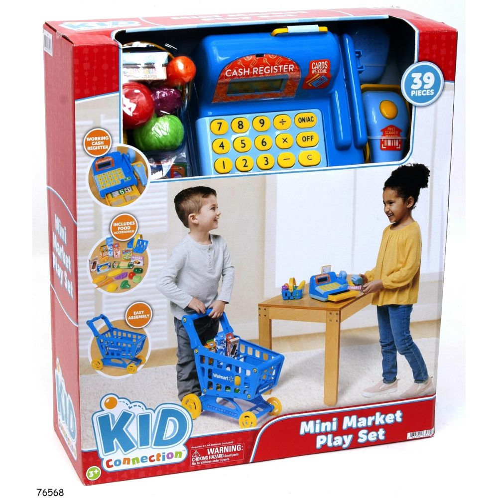 Mini Market Play Set 39 Pieces Kid Connection 3+