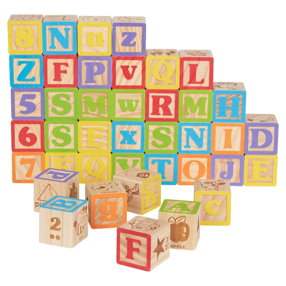 Spark Create Imagine 40 Alphabet Blocks 18m+