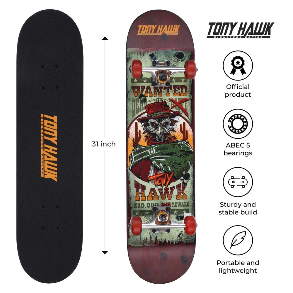 Patineta Tony Hawk Lenticular TH Board 31"