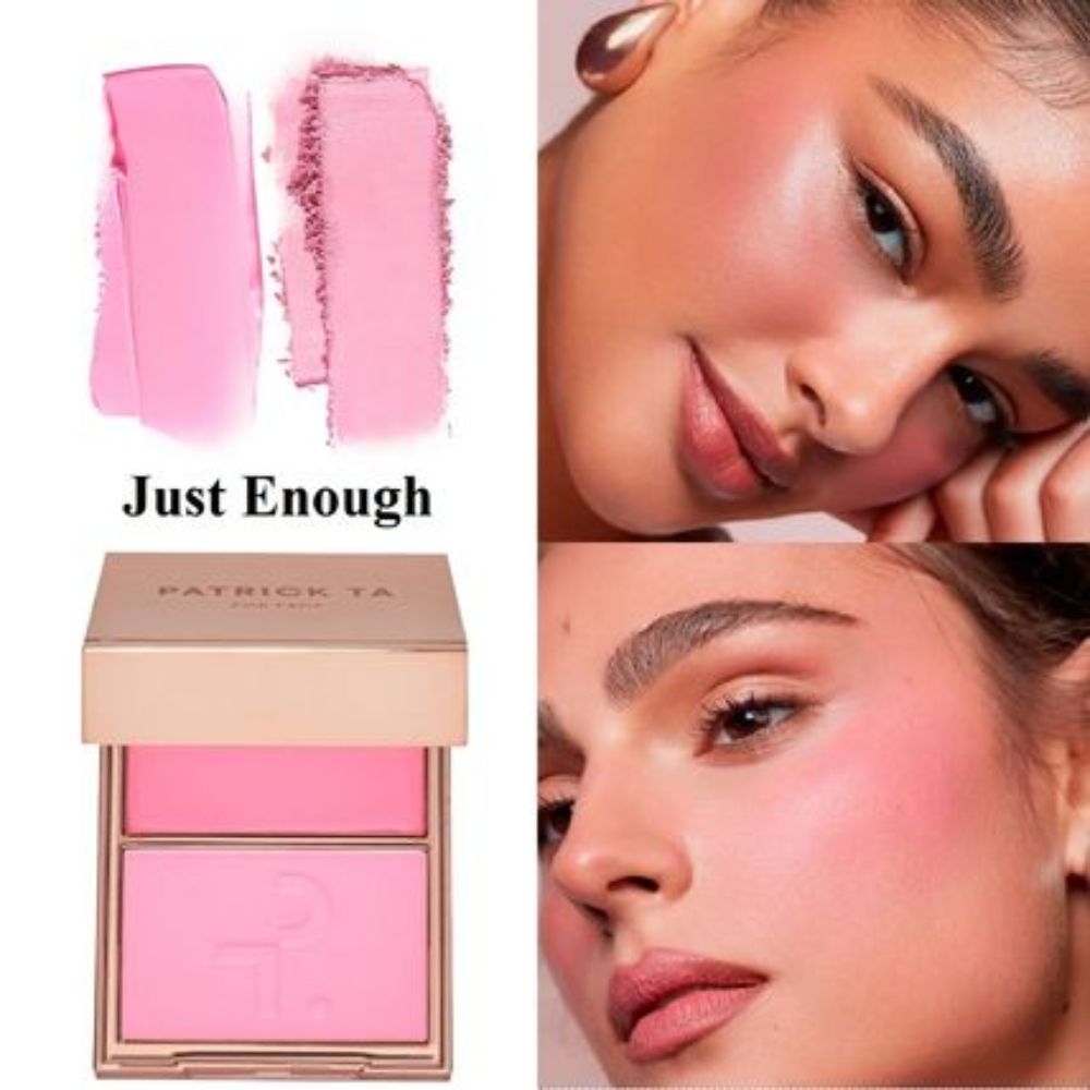 Patrick TA Blush Double Take Creme & Powder Blush Just Enough 10.5gr