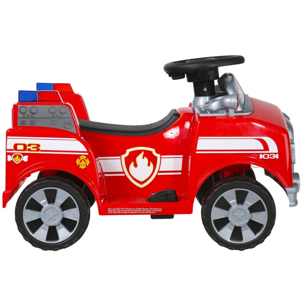 Paw Patrol Camion de Bombero Marshall 6 Voltios Quad