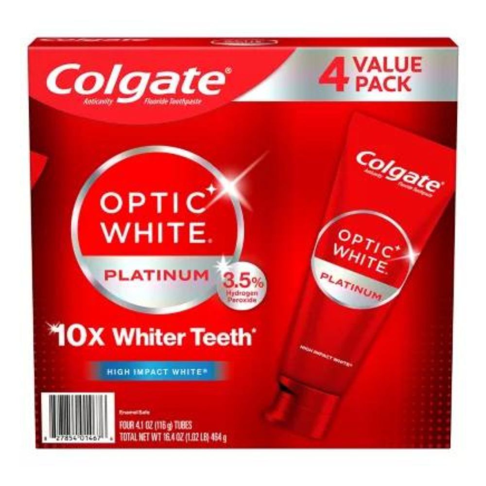 Colgate Optic White Platinum 4Und 116gr c/u