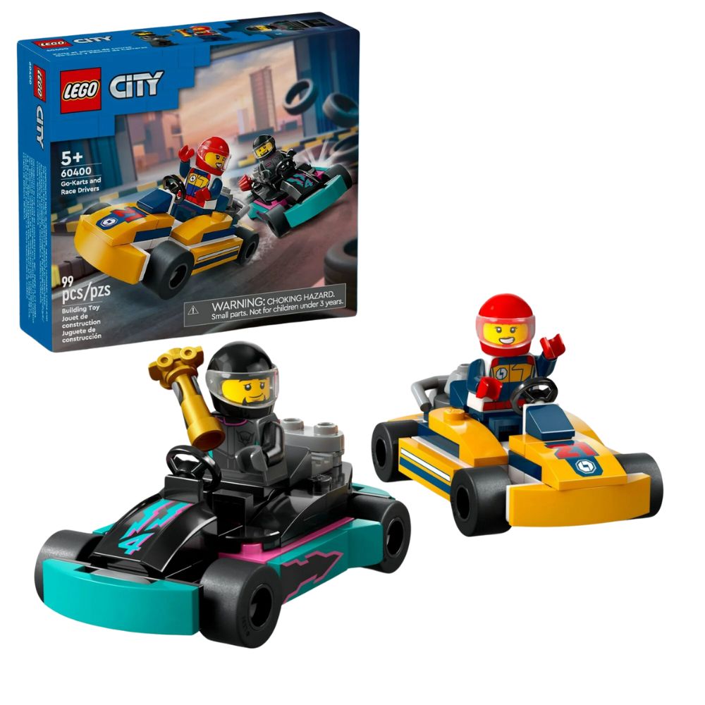 Lego City Go-Karts And Race Drivers 99pzs