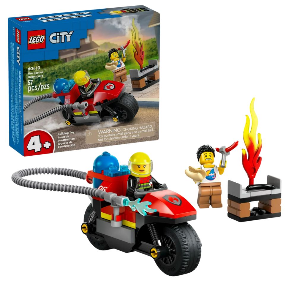 Lego City Fire Rescue Motorcycle 57pzs