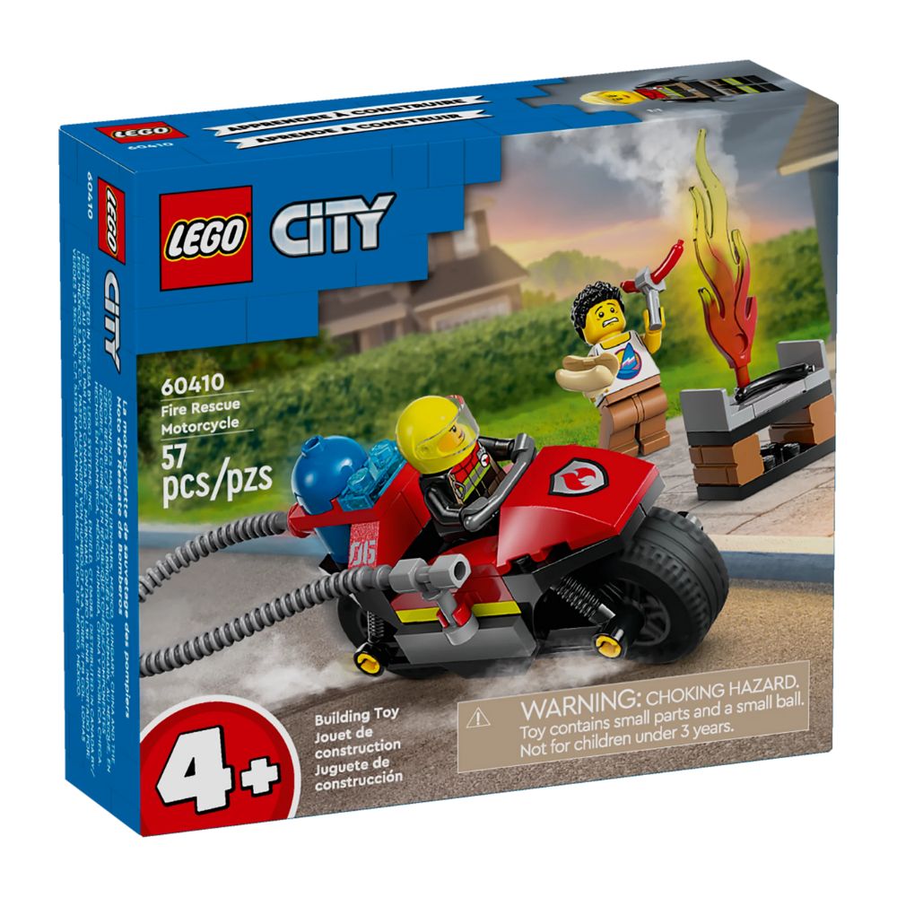 Lego City Fire Rescue Motorcycle 57pzs