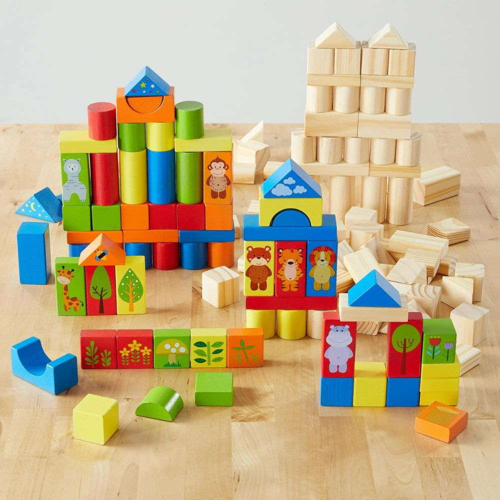 Spark Create Imagine Wooden Blocks 152Pieces 24m+