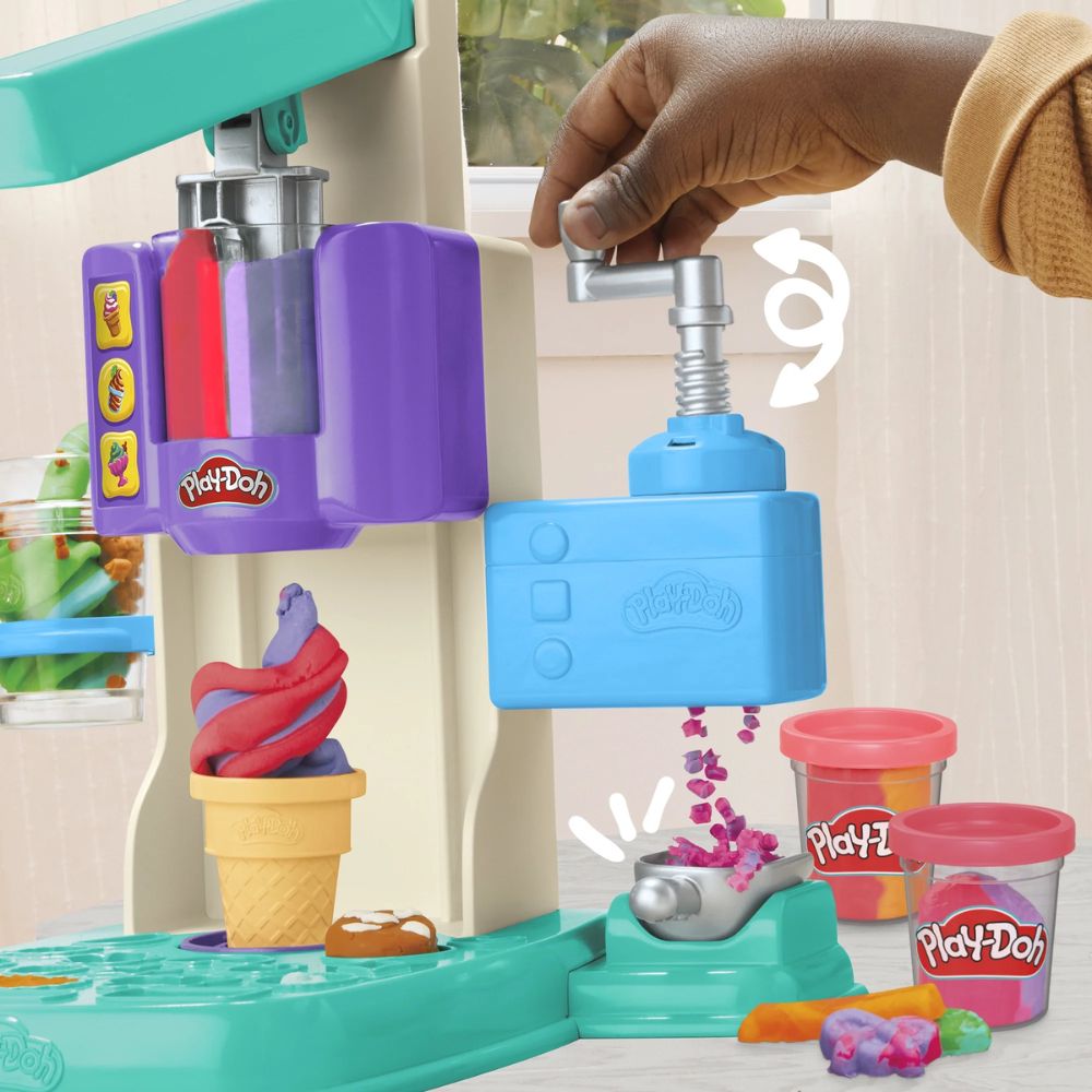 Play-Doh Heladería Multicolor 5 Plastilinas Surtidas +3