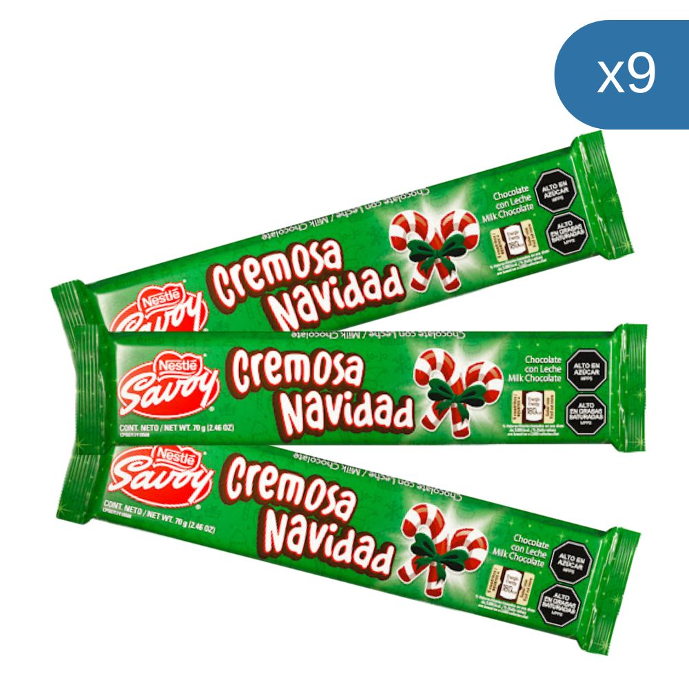 Nestle Chocolate de Leche Navidad 70gr 9 und