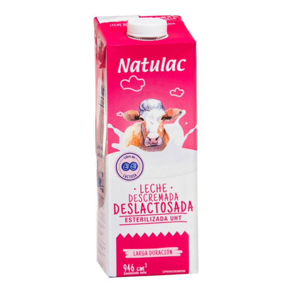 Natulac Leche Deslactosada Esterilizada UHT 946 cc