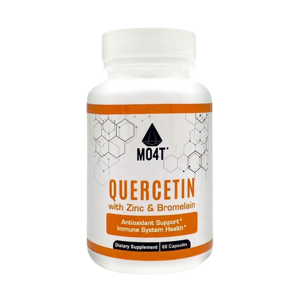 MO4T Quercetin with Zinc & Bromelain 60 Capsulas