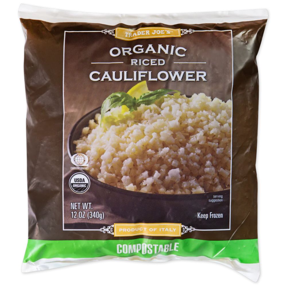 Trader Joe's Organic Riced Cauliflower 340gr