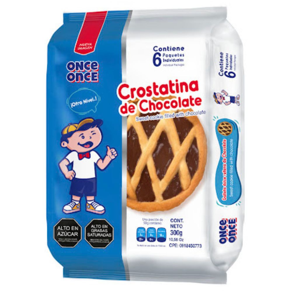 Once Once Crostatina Chocolate 6 und 300 grs