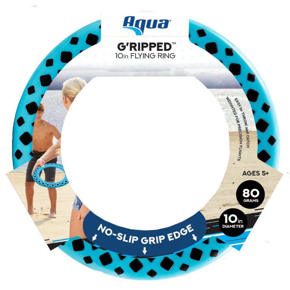 Aqua G'ripped 10in Flying Ring