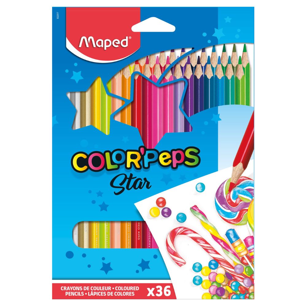 Maped Caja ColorPeps Star De 36 Colores