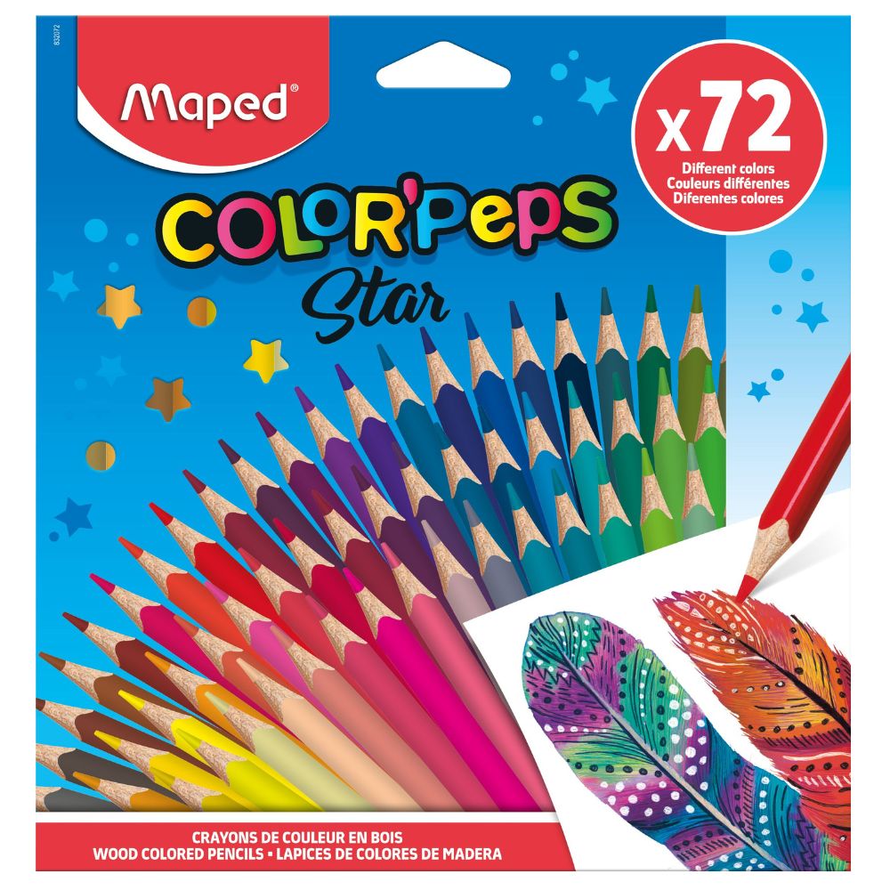 Maped Caja ColorPeps Star De 72 Colores