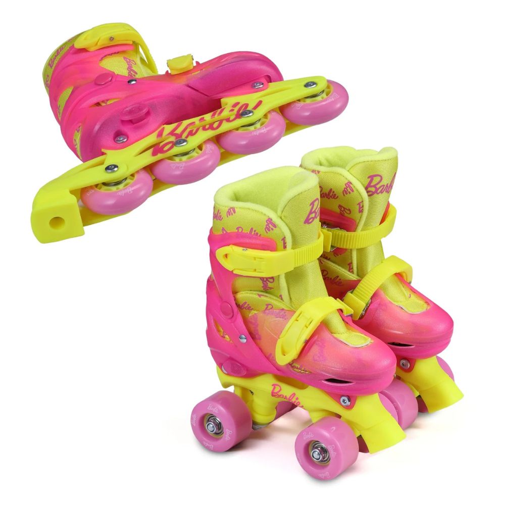 Barbie 2 in 1 Roller Skates Sizes 3-6