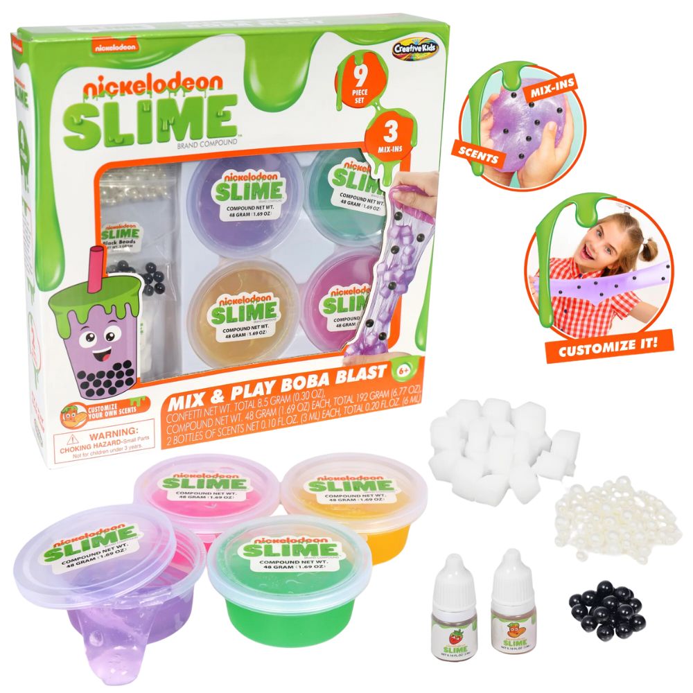 Nickelodeon Slime Mix & Play Boba Blast