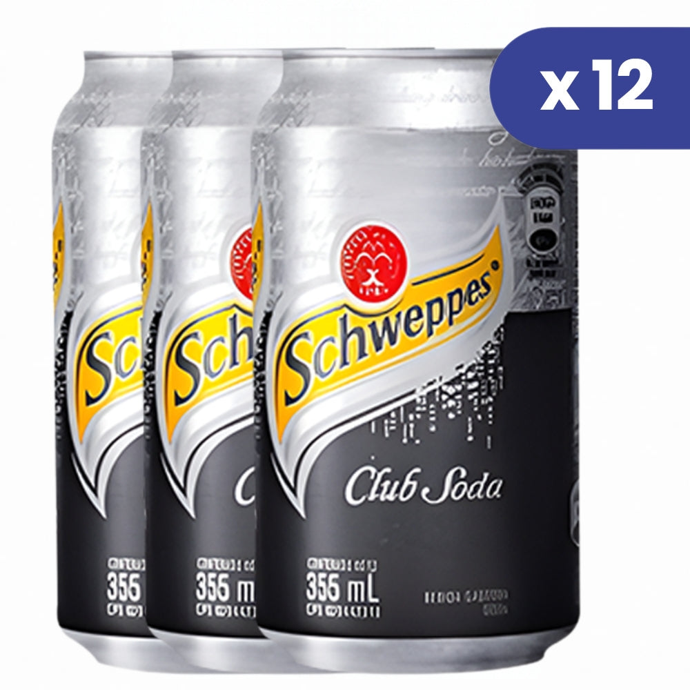 Soda Schweppes Pack de 12 Latas de  355ml