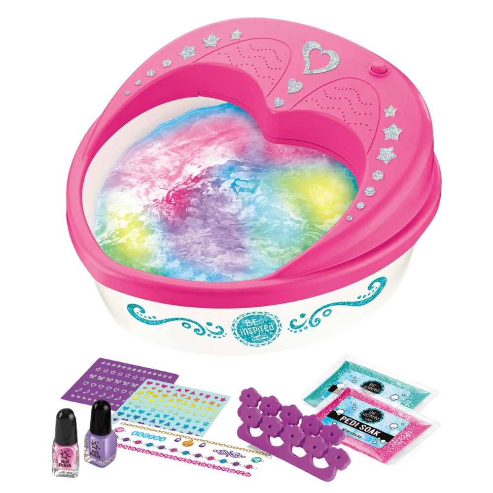 Craz-Art Light up Super Spa Salon 5 in 1 Pedicure Spa Real con Luces 8+