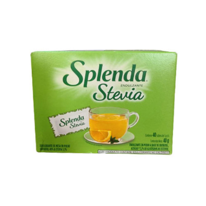 Splenda Stevia Endulzante 40 Sobres