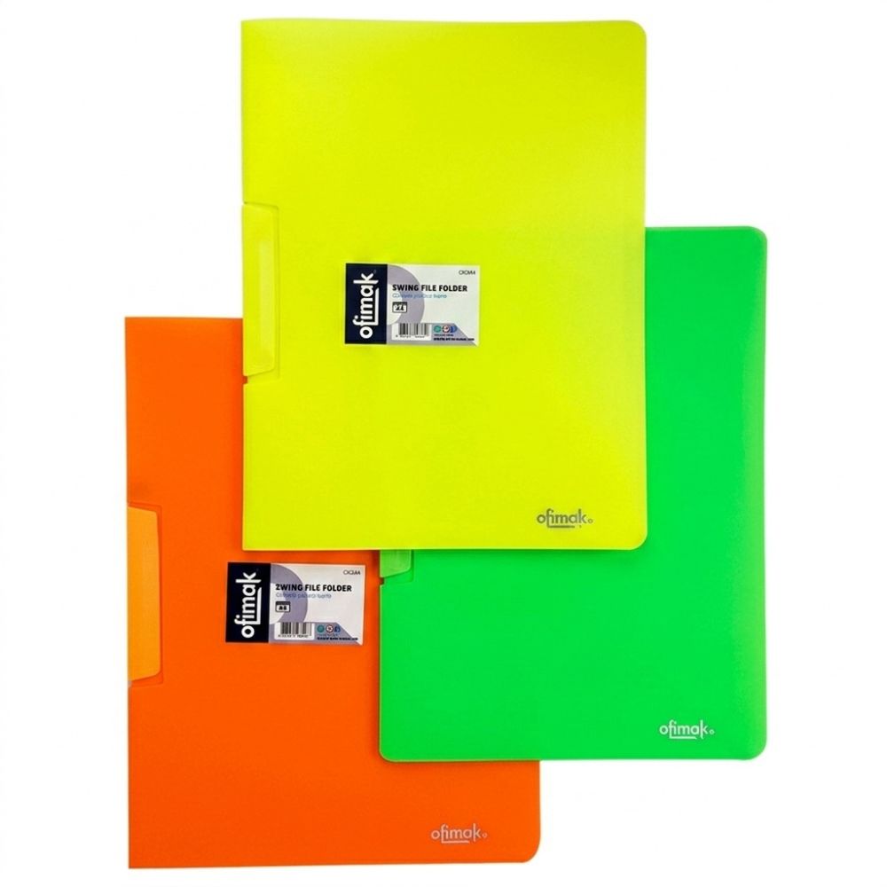 Ofimak Carpeta Tamaño Carta Neon Colores Surtidos