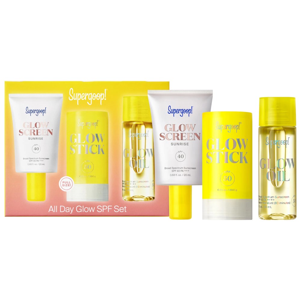 Supergoop All Day Glow SPF Set 3und