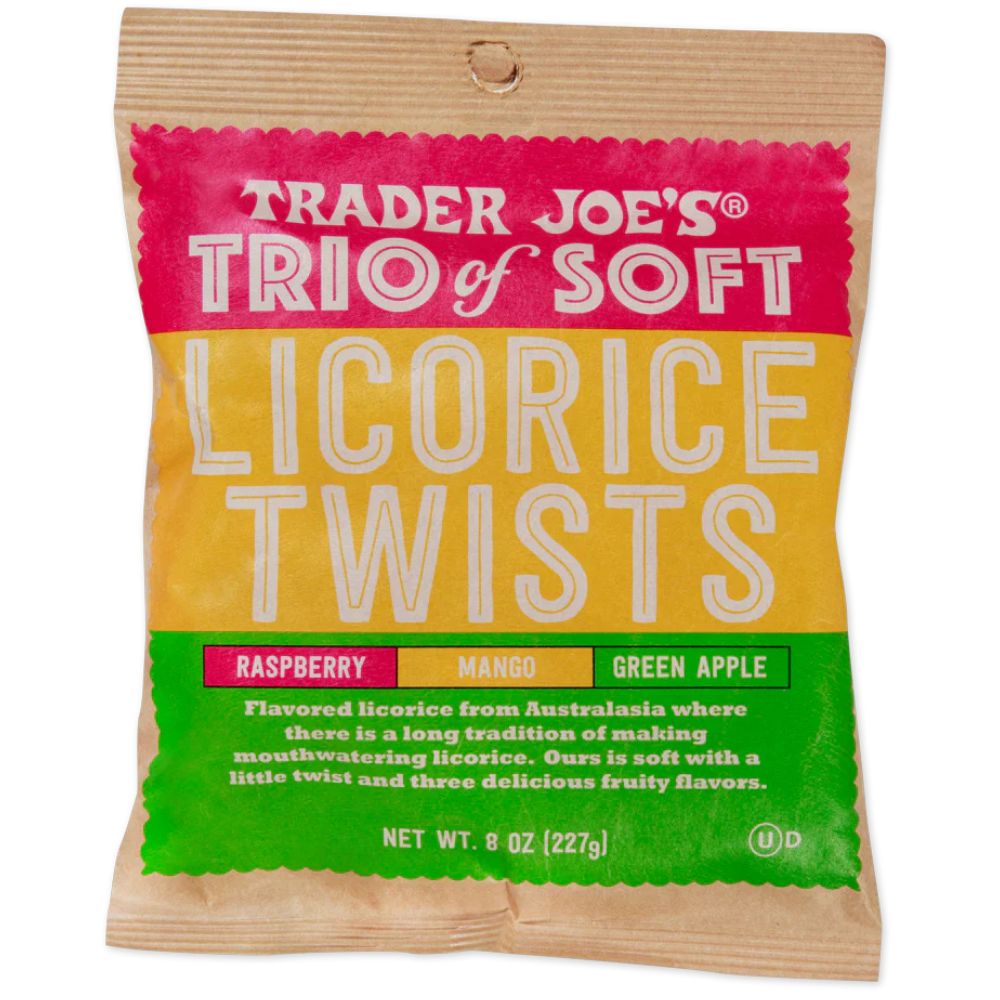 Trader Joe's Trio of Soft Licorice Twists 227gr