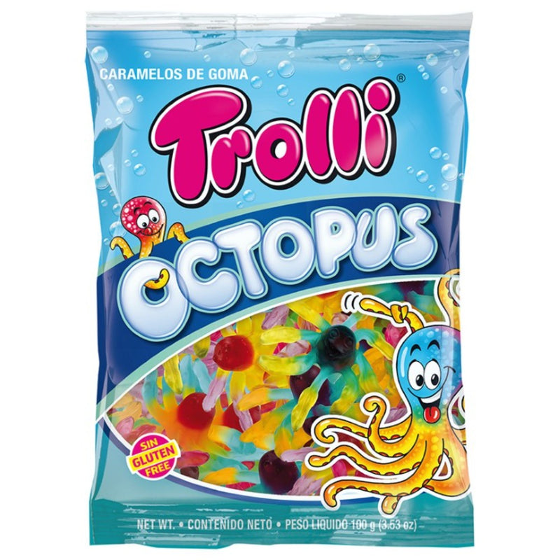 Trolli Gomitas Octopus Sin Gluten 100gr