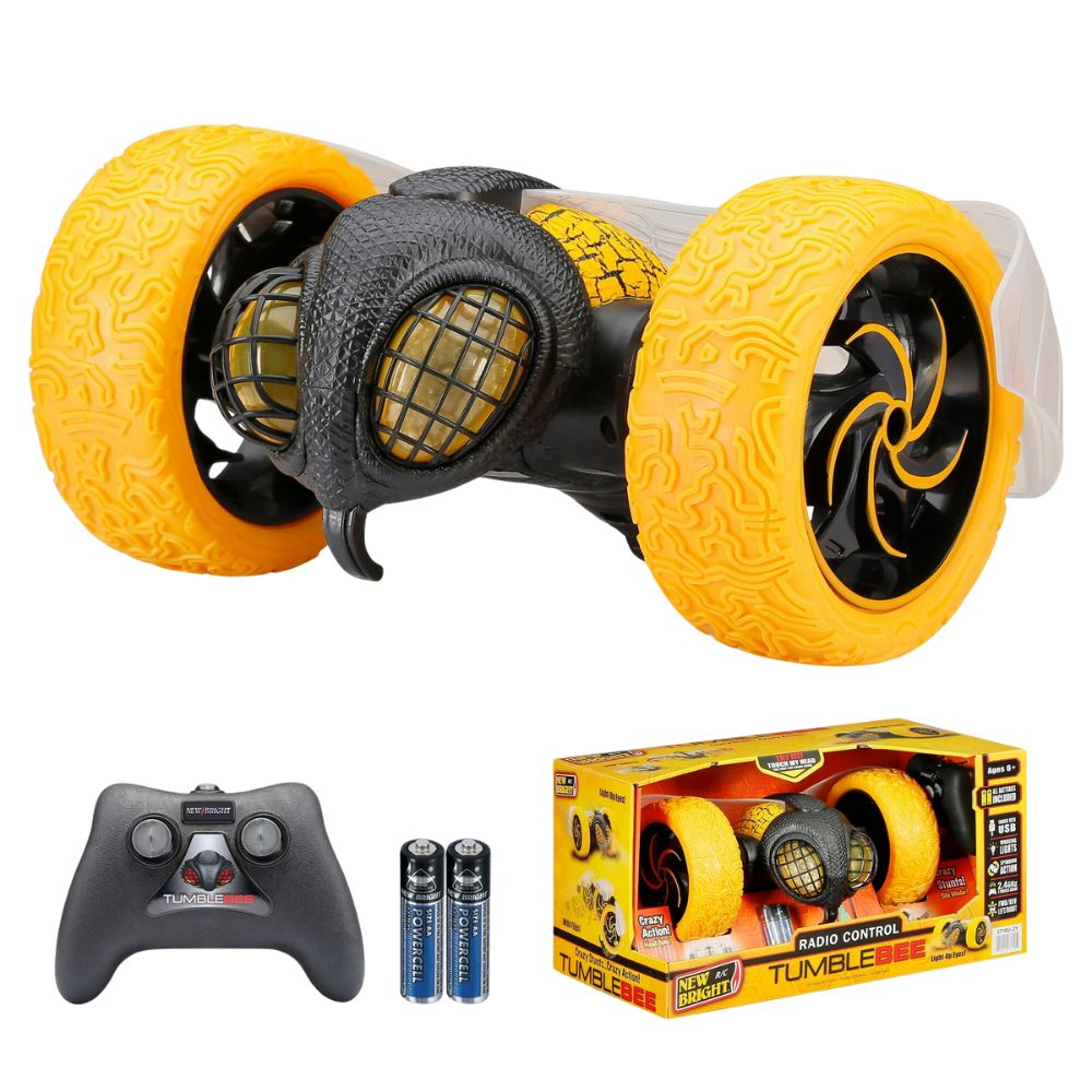 New Bright Stunt Tumbbee Grande Juguete con Control Remoto con Batería de 10 Pulgadas