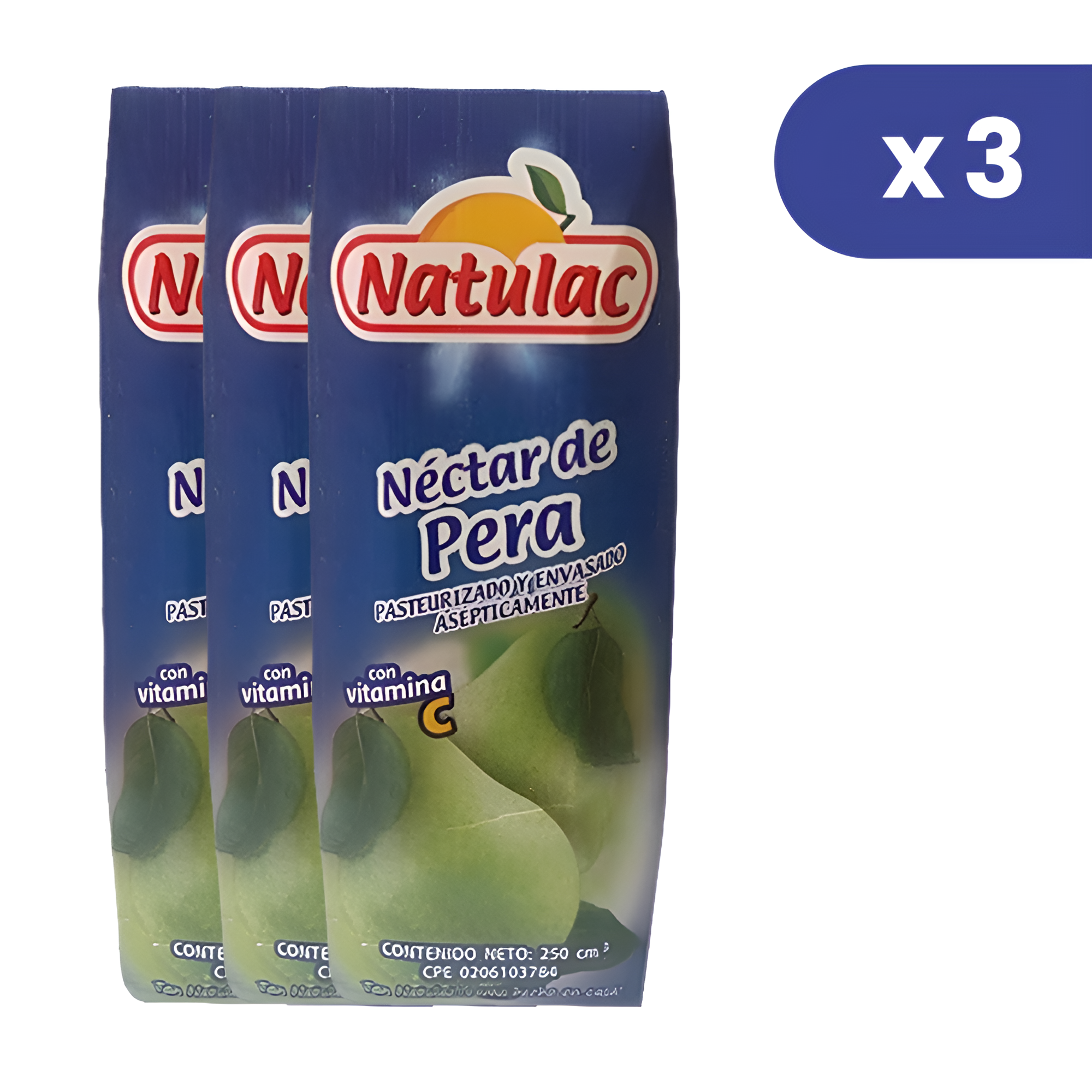 Nectar De Pera Natulac Pack de 3 Und