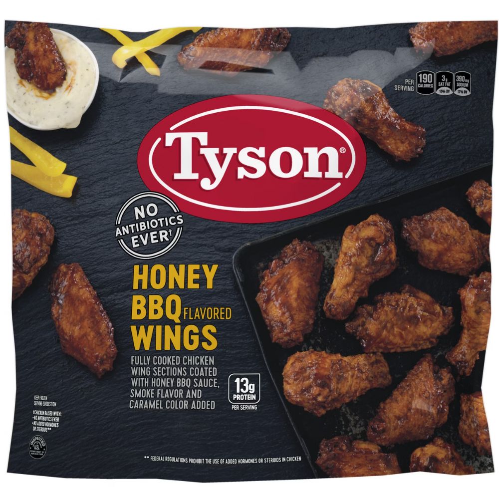 Tyson Honey BBQ Flavored Wings 1.81 Kg