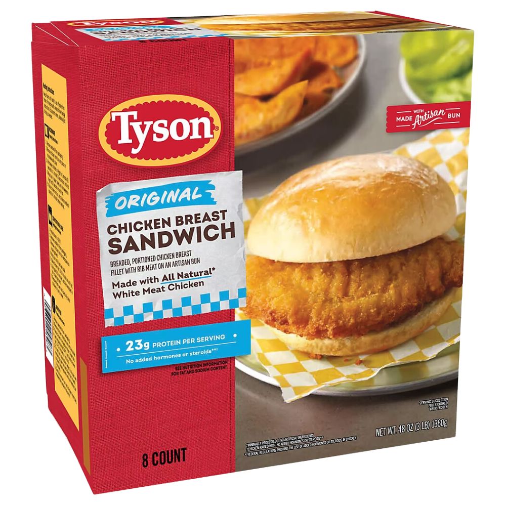 Tyson Chicken Breast Sandwich 1.36 kg