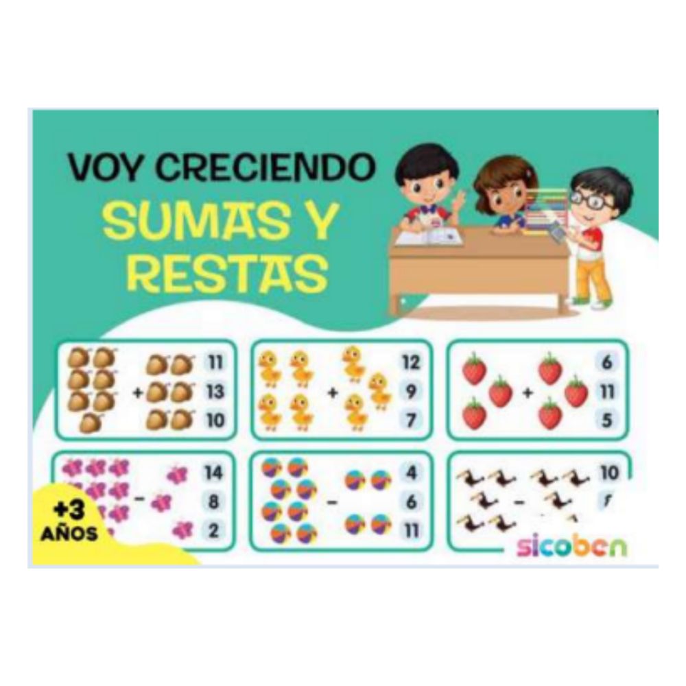 Sicoben Voy Creciendo Sumas y Restas 3+