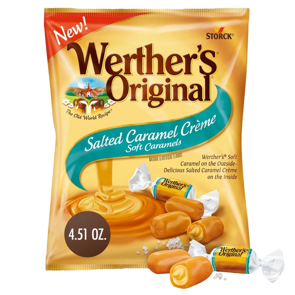 Werther's Original Salted Caramel Creme Soft Caramels 128gr