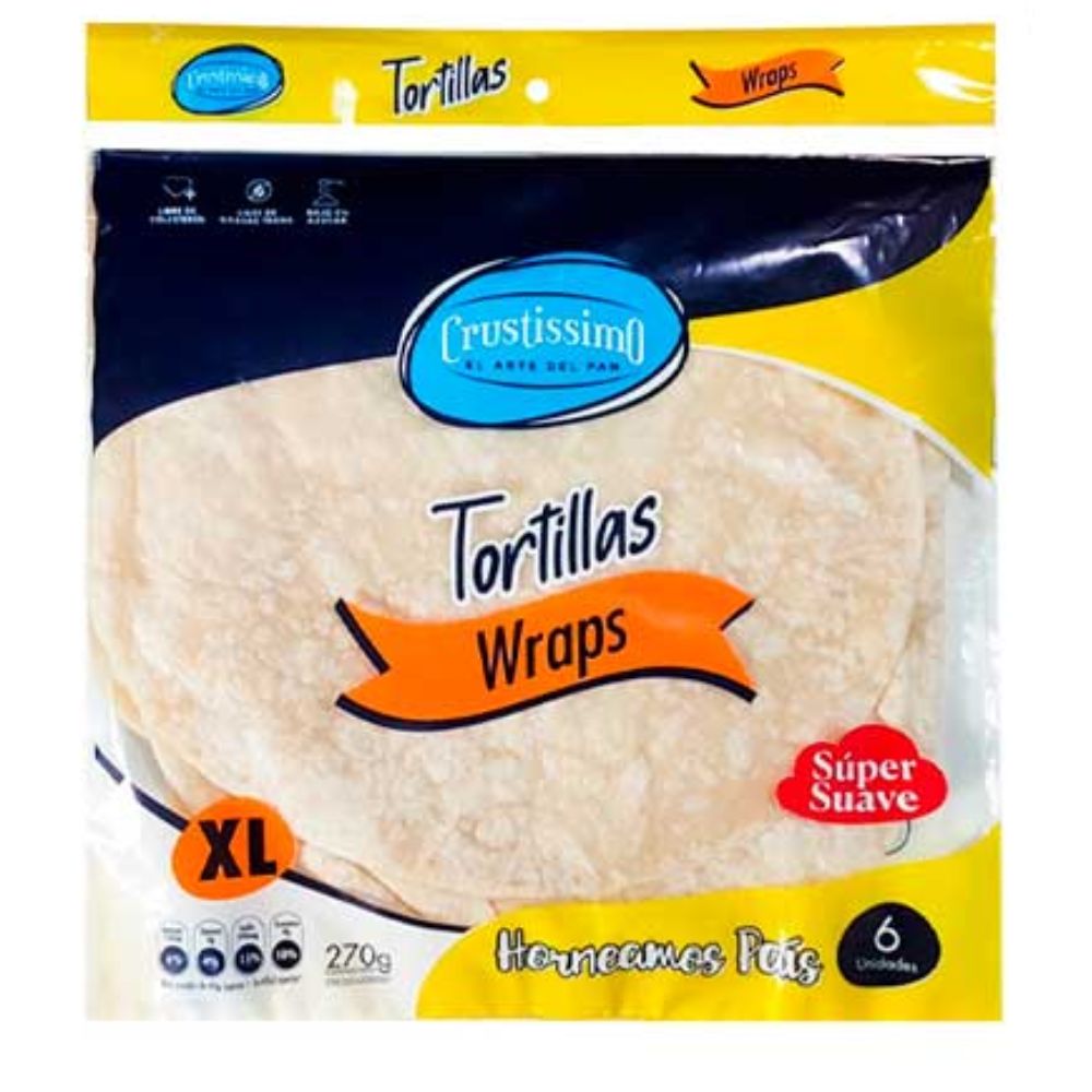 Crustissimo Tortillas Wraps XL 6 Und