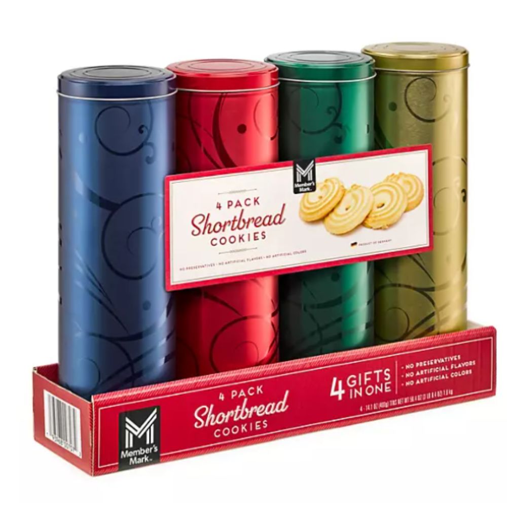 Member's Mark 4 Pack Shortbread Cookies 1.6kg