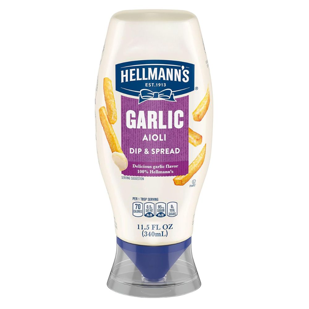 Hellmann's Garlic Aioli Dip & Spread 340ml